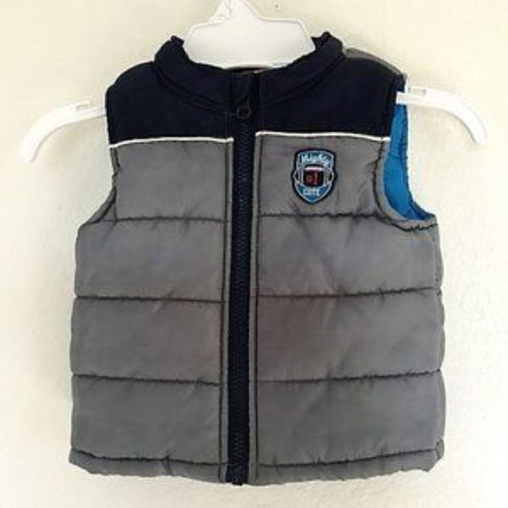 PUFFER VEST MIGHLTY CUTE FOOTBALL